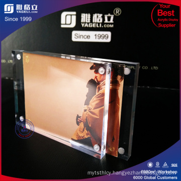 Clear Acrylic Picture Photo Magnetic Block Frame